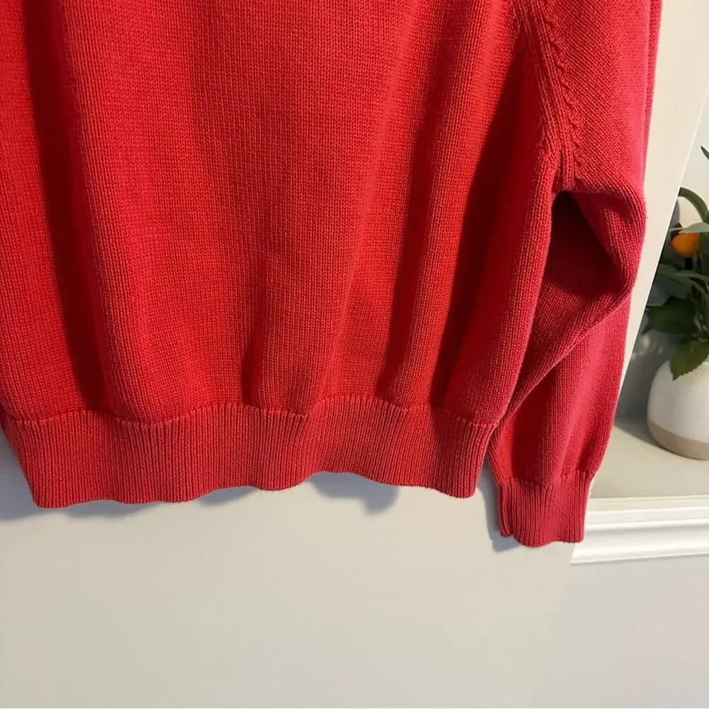 THE GREAT. Pink Tan Cotton Tiny Cardigan Sweater 1 Small - Picture 5 of 13